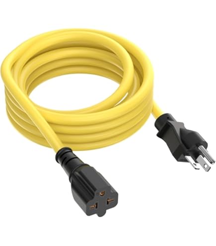 Amazon.com: 25-Ft 12AWG Nema 5-20P Extension Cord Nema 5-20 Heavy